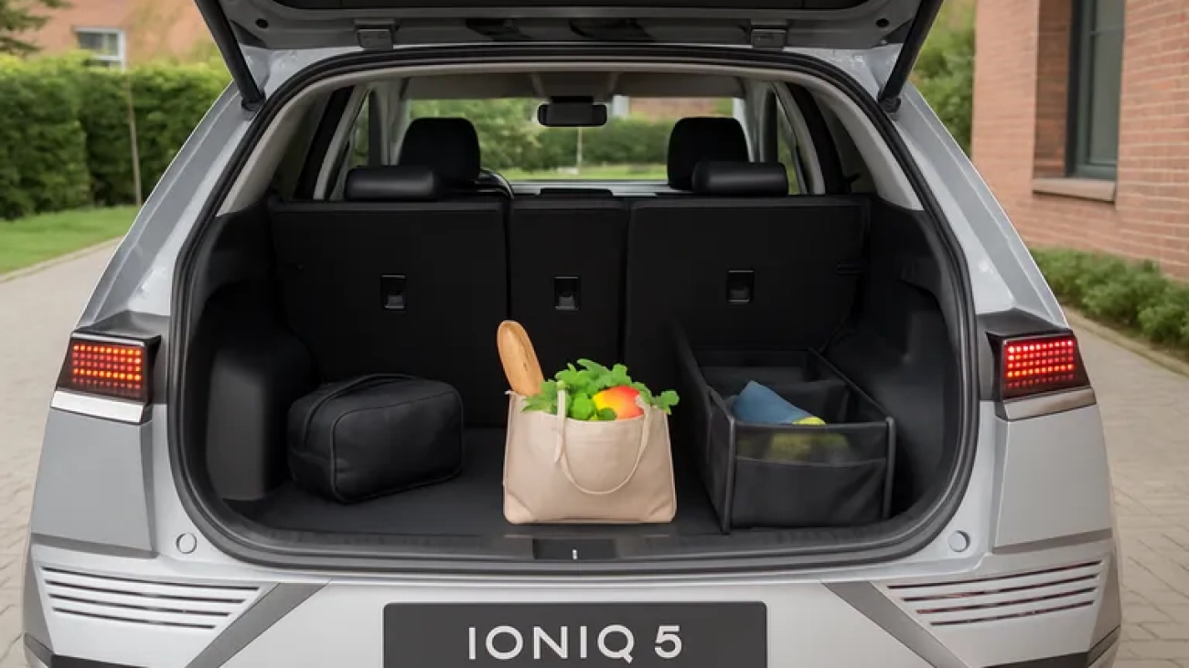 Slimme indeling en royale kofferruimte in de Hyundai Ioniq: laadruimte die met je meegroeit
