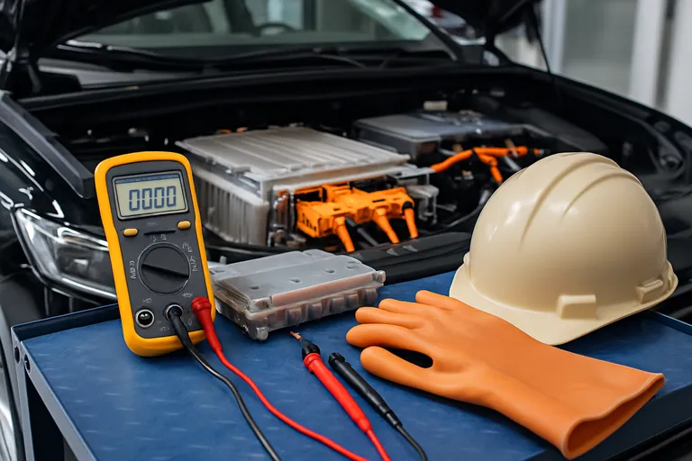 Benodigdheden en veiligheid bij HV-accu tests