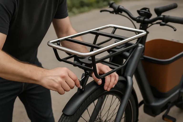 Montage van de bagagedrager: stap-voor-stap