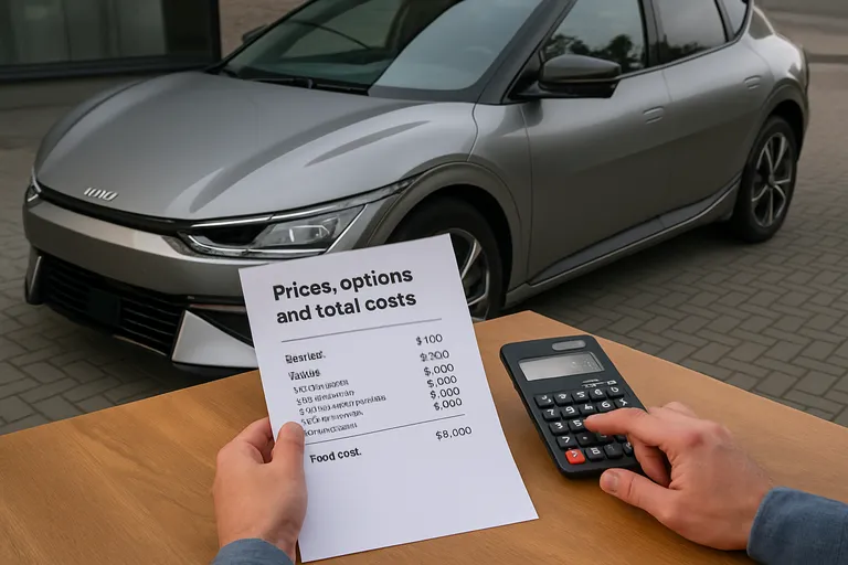 Prijzen, opties en totale kosten