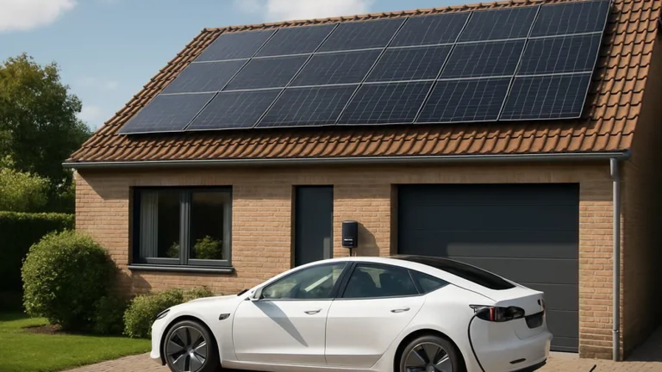 Zo laat je zonnepanelen en je elektrische auto van de zaak samen voor je werken